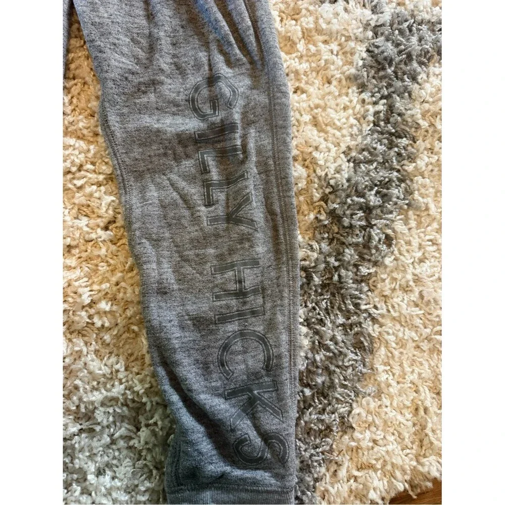 Gilly Hicks Gray Ribbed Drawstring Lounge Pants - Picture 2 of 4